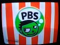 RARE PBS Kids Dash Logo With Red Lines