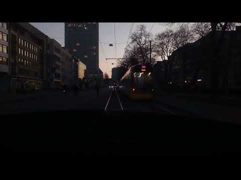 Straßenbahn Linie 8 (BVB): Neuweilerstrasse - Weil am Rhein Bahnhof/Zentrum 🇩🇪 (13.02.2023) Teil 2