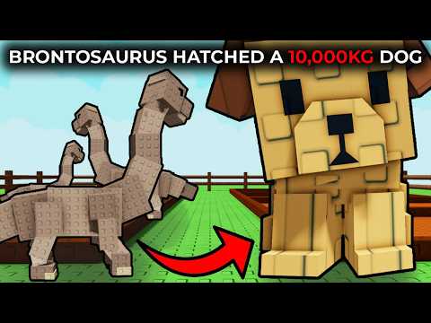 Using A Brontosaurus Army To Grow WORLD RECORD Giant Pets! (Grow A Garden)
