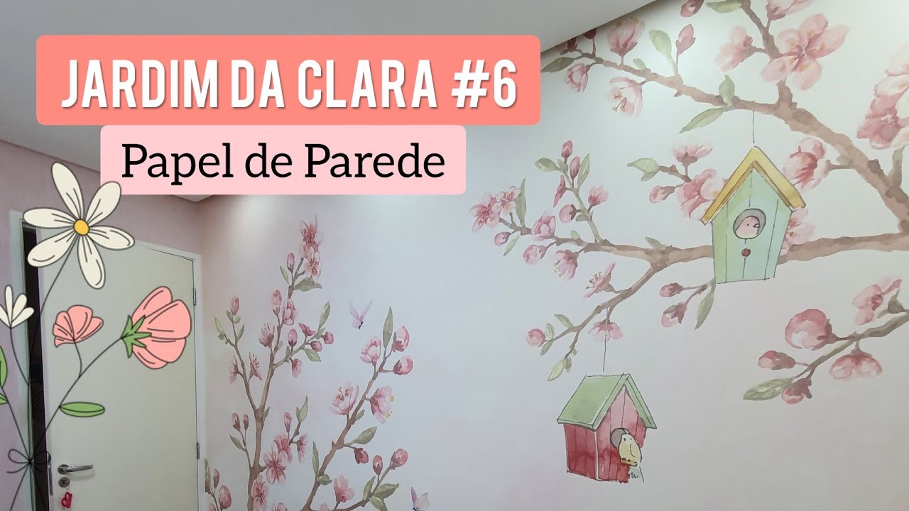 QUARTO JARDIM DA CLARA #6 PAPEL DE PAREDE | Nosso Apê 32B