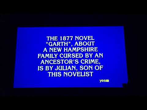 Final Jeopardy (11/26/18), “J” who defeated Mary Ann loses Only his second game