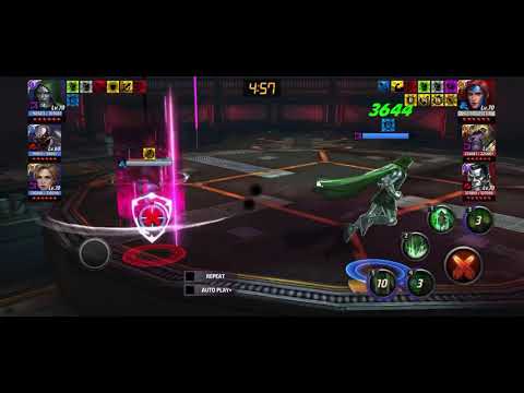 Marvel Future Fight-unique strategy VS Jean/thanos teams- dooms ultimate timeline battle