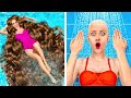 THIN HAIR VS THICK HAIR PROBLEMS || Funny Awkward Situations and Crazy Girly Problems by 123 GO!LIVE