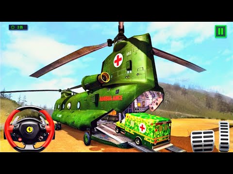 US Army Ambulance Driving Simulator Transport Game - Android Gameplay