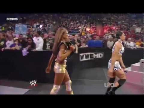 WWE Raw 02/07/11 - 6 Diva Tag Team Match