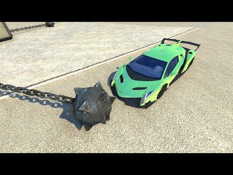 Spinners with Wrecking Balls vs Cars Compilation #3 - Beamng drive