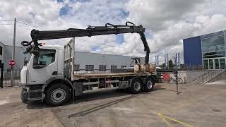 Camion plateau Renault LANDER 340 DXI-6X4+HIAB 14 T/m/3xhydr. à vendre - Image 4 | Autoline CI Camion plateau Renault LANDER 340 DXI-6X4+HIAB 14 T/m/3xhydr | Image 4 - Autoline