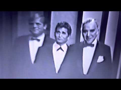 Michael Landon, Lorne Greene & Dan Blocker appear - TV Guide Awards 1961 - Bonanza is nominated