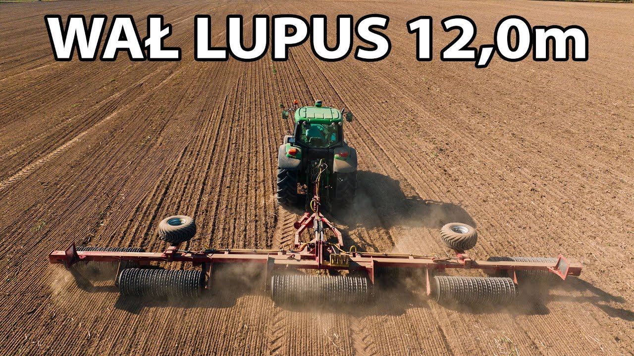 Szántóföldi Henger LUPUS 12, 0m | 600 mm-es gyűrűkkel | GYÁRTÓTÓL | 0% ÁFA