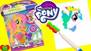 My Little Pony Magic Marker Games Fluttershy, Twilight Sparkle, Princess Celestia