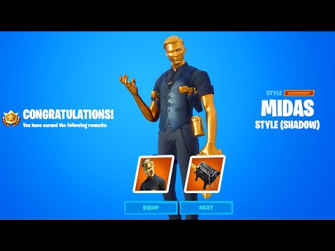 How To Get Shadow Or Ghost Midas - Complete 18 Midas Challenges fortnite