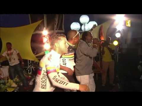 Tour de la Guadeloupe : Le Champion, Boris Car&egrave;ne sur le podium