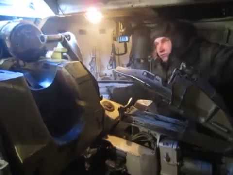 Inside a russian tank/artillery that is firing