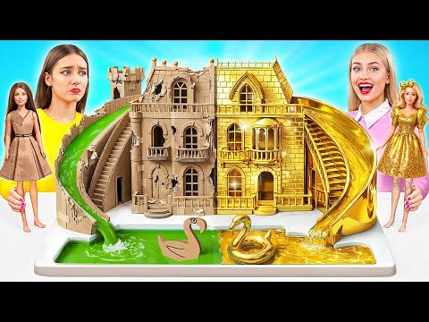 We Build Amazing Doll House Rich vs Broke Challenge | Amazing Hacks and Tricks by Multi DO Smile