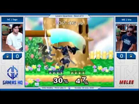 GHQ Weekly [6/19/16] - InC | Sago (Marth) vs. ME | Vro (Marth) - SSBM - Losers Quarters