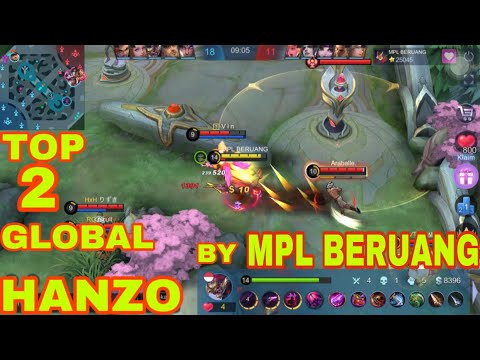 Hanzo Top 2 Global By MPL BERUANG | Mobile Legends