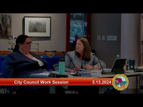 5.13.2024 City Council Work Session RE: FY25 Budget