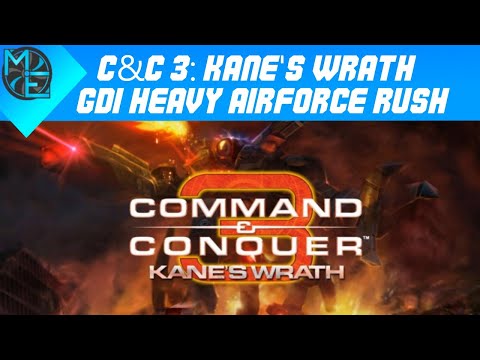 C&C3 - KW - GDI Heavy Airforce Rush Tactics