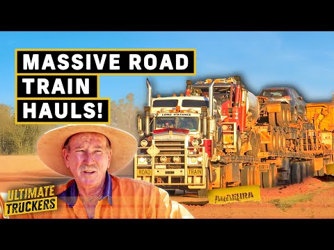 Top 5 BIGGEST and Toughest Trucking Road Trains! | Outback Truckers | Compilation