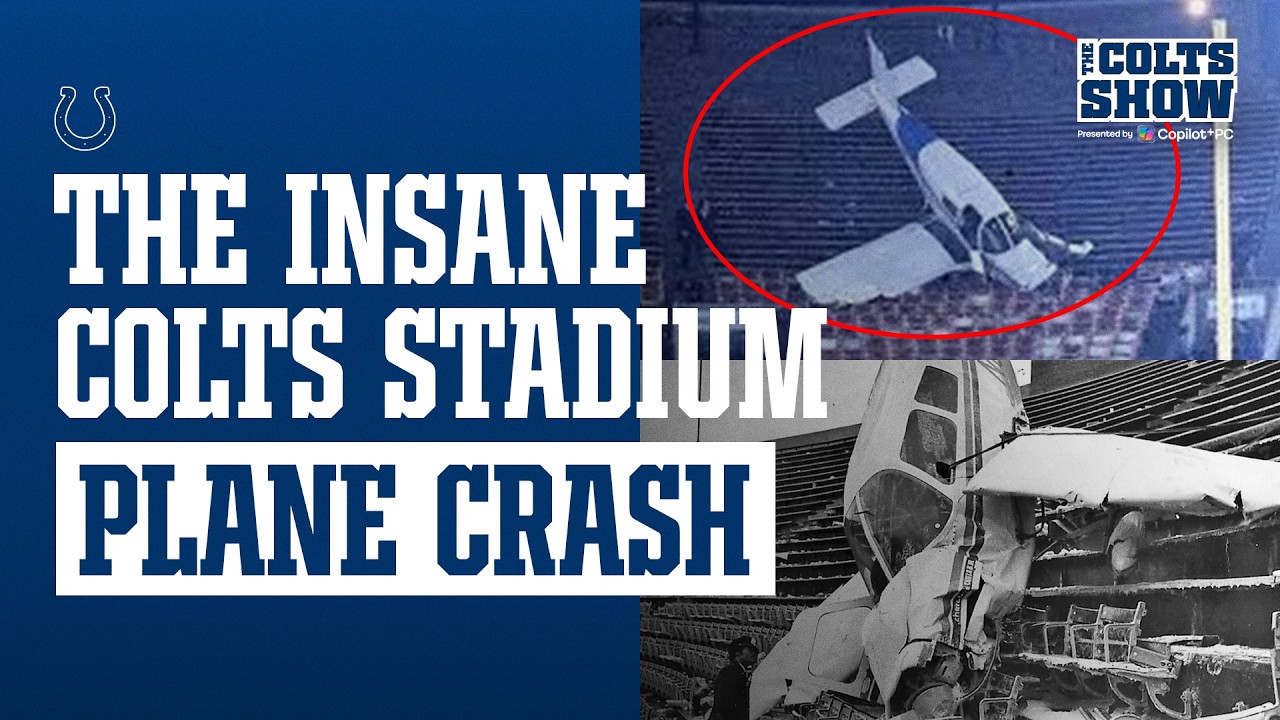 The time a PLANE CRASHED into the Colts' stadium after a playoff game | The Colts Show | Podcast