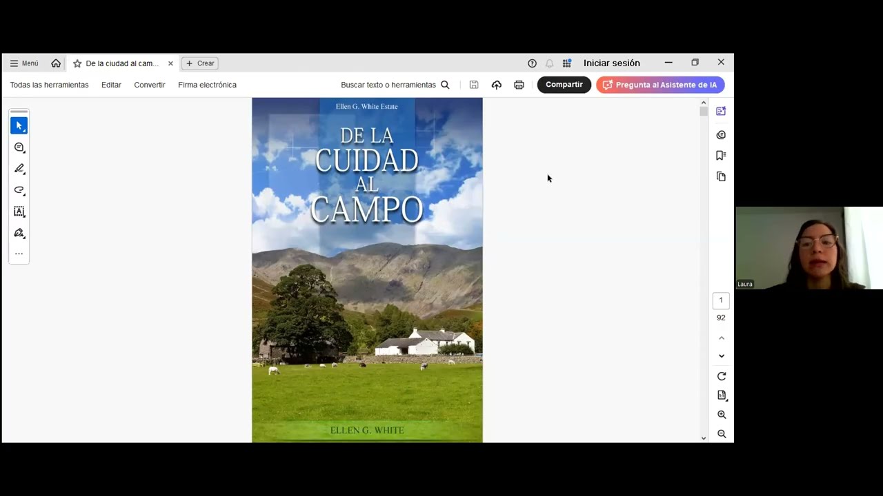 DE LA CIUDAD AL CAMPO. Escuela Sabática. Tema 4. Laura Navarrete.