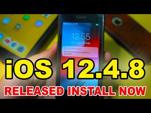 iOS 12.4.8 OFFICIALLY RELEASED|Install iOS12.4.7 without PC/Computer|Install 12.4.7 Without DataLoss