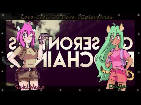 EPB - Lara Croft vs Dora l'exploratrice avec @Daÿa & @Greel (reprise)