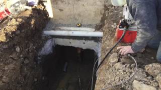 Watch video: Foundation Piering Saves This New Construction Home From Collapsing - Wappingers Falls, New York