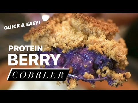 My Pre-Workout Meal 🔥 Berry Cobbler Recipe