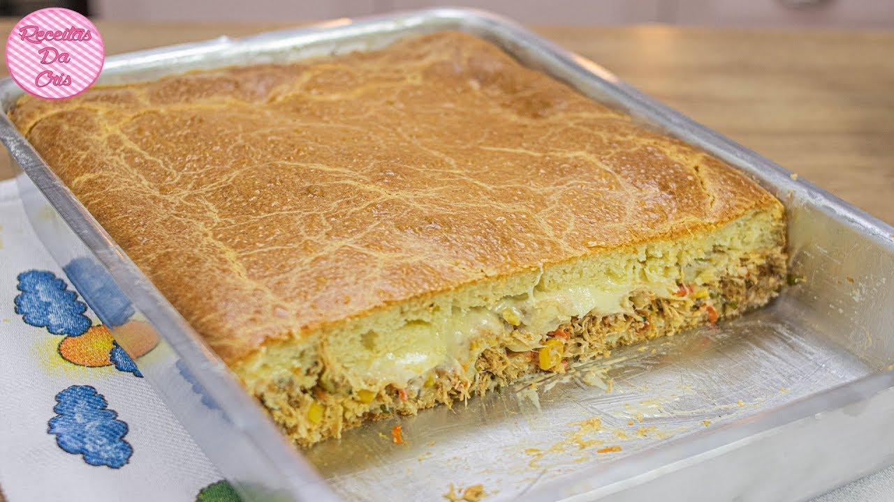 A MELHOR TORTA DE FRANGO CREMOSA COM QUEIJO E REQUEIJÃO DA SUA VIDA | RECEITAS DA CRIS