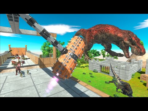 ⚡ TREX vs ALL UNITS DEATH TRIALS  - 🦖 Animal Revolt Battle Simulator 🦕