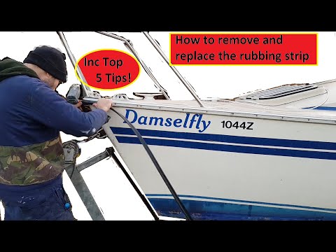 Top 5 tips for removing and sealing a boat rub-rail (PVC fender/ rubbing strake/bumper strip)