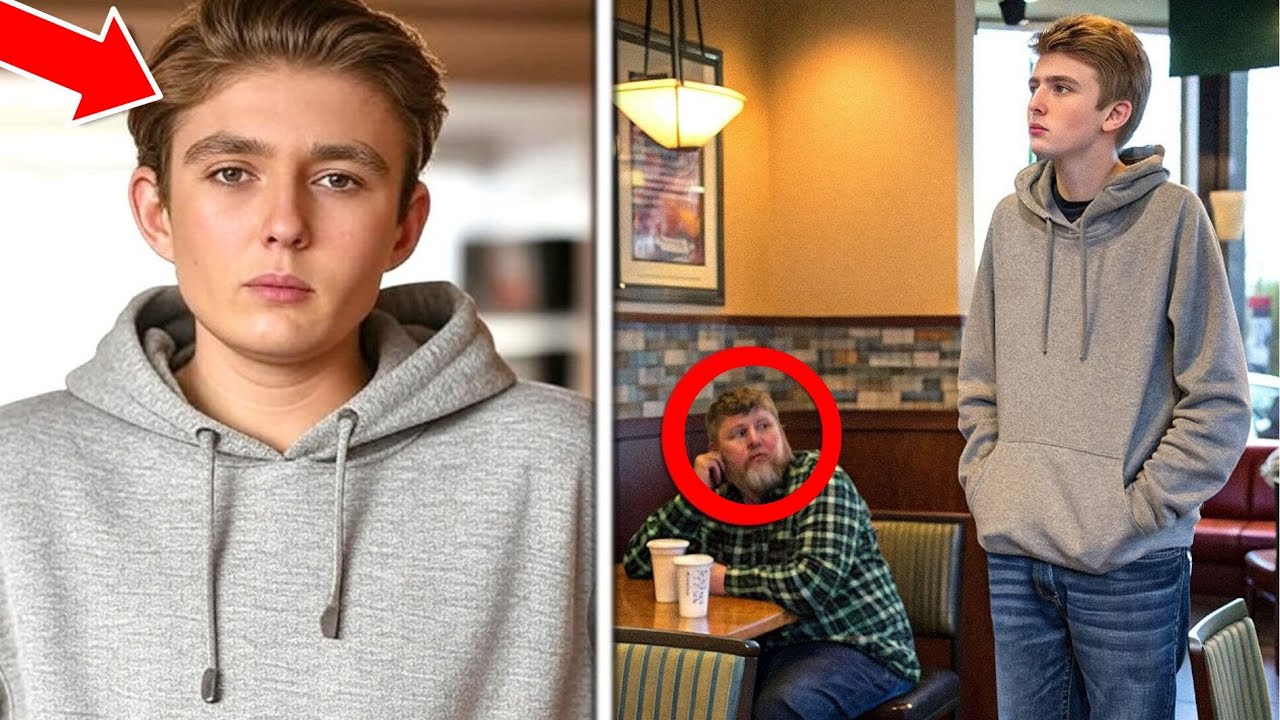 Stranger Yells at Barron Trump in a Cafe, How He Handles It Changes Everyone's Perspective