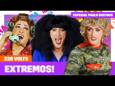 EXTREMOS! Já dizia Paulo Gustavo: "mãe é tudo 8 ou 80" 😂  | 220 Volts | Humor Multishow
