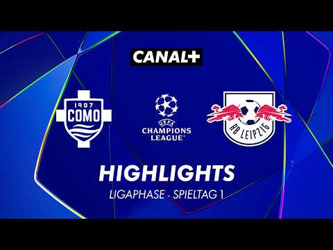 Highlights: Como - Leipzig (1. Spieltag | UCL-Ligaphase)