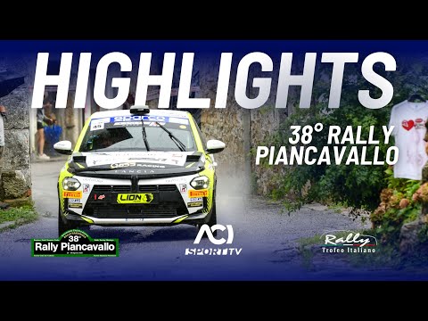 Highlights 38° RALLY PIANCAVALLO - TROFEO ITALIANO RALLY 🔥🇮🇹