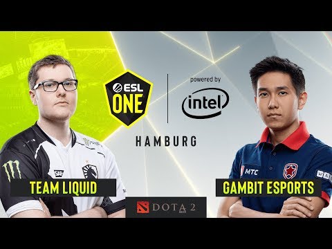 Dota2 - Gambit Esports vs. Team Liquid - Game 2 - Group B - ESL One Hamburg 2019