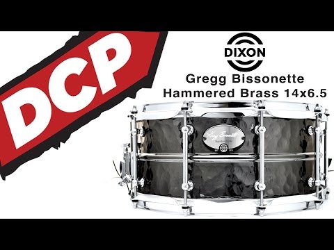 DCP Review: Dixon Gregg Bissonette Singature Hammered Brass Snare Drum 14x6.5