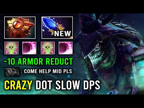 How To Make Dazzle Imba on Mid with 10 Armor Reduct Crazy Slow DoT DPS Aghs Shadow Wave Dota 2