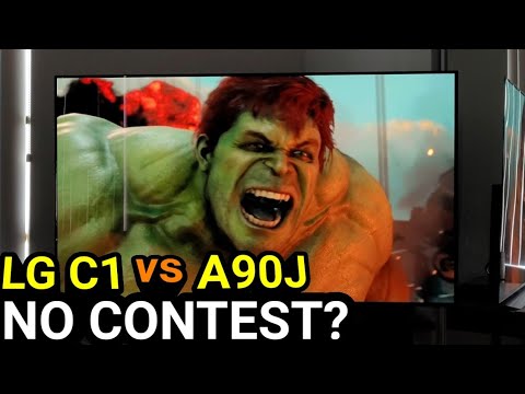 LG C1 vs Sony A90J ABSOLUTELY is A Contest!