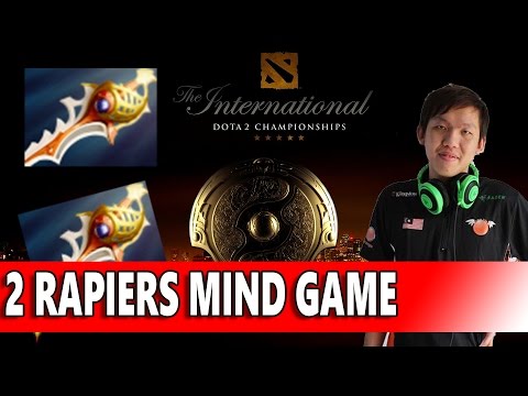 2 Rapiers Mind Game by Mushi - The International 2015 - IG vs Fnatic