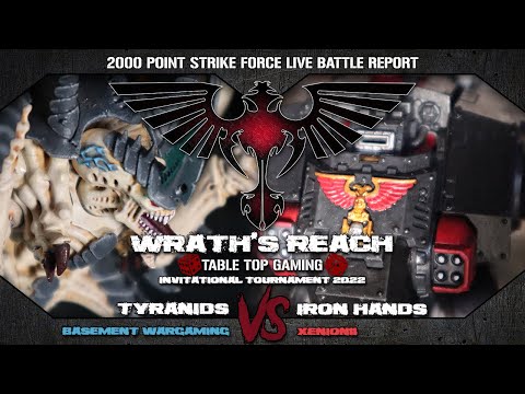 Iron Hands vs Tyranids  || 2000 Point 9th Edition Strikeforce Live Battle Report