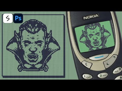 Nokia Monochrome Screen Effect in Photoshop  + FREE DOWNLOAD
