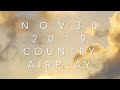 Billboard Top 60 Country Airplay Chart Nov 30 2019