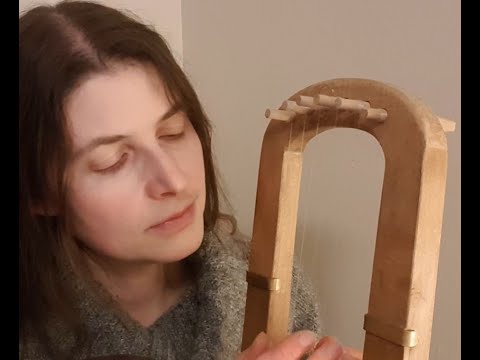 Oldest Scandinavian song,  Drømde mik en drøm i nat, on Anglo Saxon Lyre / Harp (Viking music?)