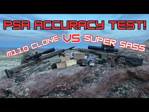 PSA Super Sass vs M110 Clone- Massive Accuracy Test