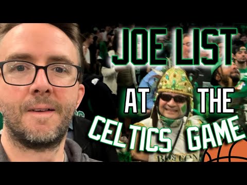 Joe List at Celtics Playoff Game