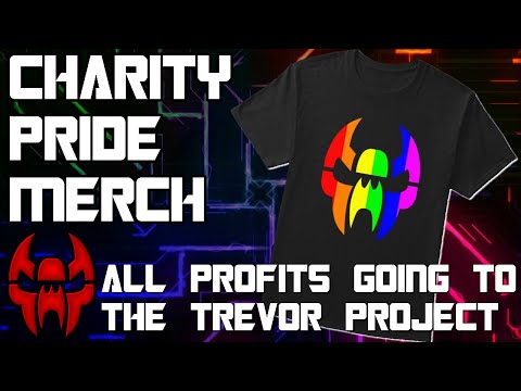 Pride Month Charity Merch Now Available! All Profits Going To The Trevor Project