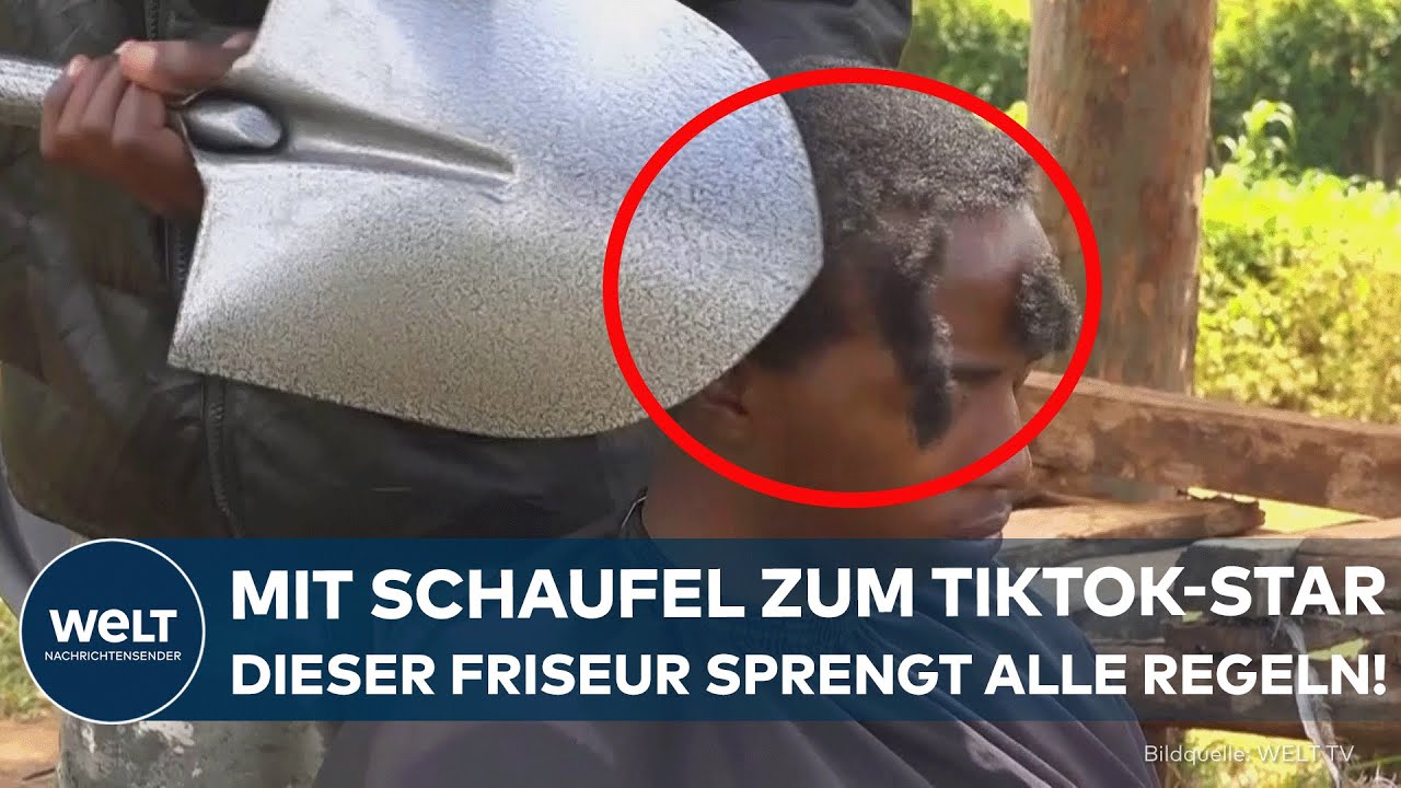 KENIA: Friseur aus Nairobi schneidet mit Bügeleisen und Schaufel – TikTok-Star begeistert Millionen!