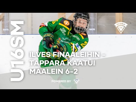 Maalikooste: Ilves finaaleihin U16 SM-sarjassa – Tappara kaatui maalein 6–2